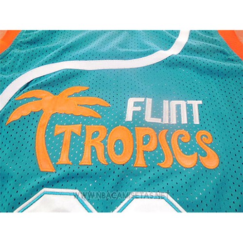 Camiseta Pelicula Flint Tropscs Jackie Moon NO 33 Verde